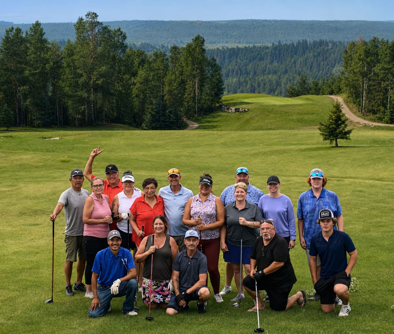 Community and golfers